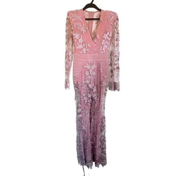 Zhivago THE BLACK PARADE JUMPSUIT pink US8 - Picture 4 of 9